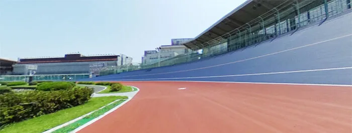 平塚競輪場のバンク